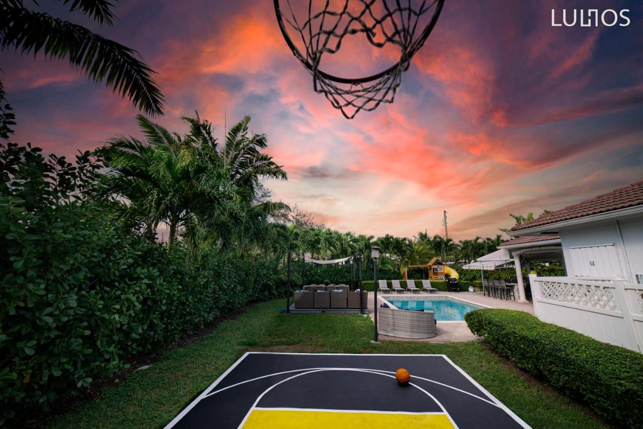 Beautiful house + heated pool/17 guest,básquetball Cutler Bay Exterior foto