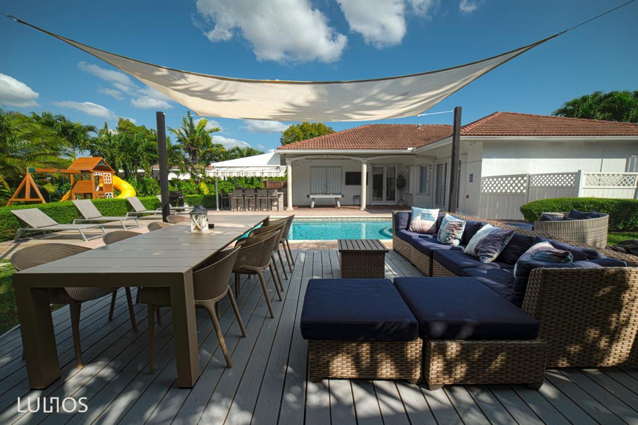 Beautiful house + heated pool/17 guest,básquetball Cutler Bay Exterior foto